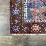 Picture of 3'2" x 5' Handmade Turkish Wool Rug | Vintage Colorful Floral Rug | Boho Accent Rug