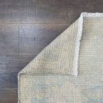 Picture of 1'10" x 3'2" Handmade Turkish Wool Rug - Vintage Faded Area Rug | Soft Beige Rug