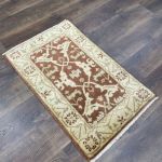 Picture of 2' x 3'3" Handmade Turkish Wool Rug - Vintage Brown Area Rug | Boho Small Rug