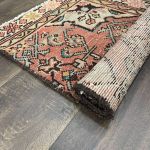 Picture of 1'10" x 3' Handmade Turkish Wool Rug - Vintage Floral Area Rug | Pink Boho Carpet