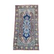 Picture of 2x3.7 Small Vintage Cappadocia Pastel Hand Knotted Soft Rug - Vintage Turkish Wool Rug for Entryway, Foyer, Kitchen, Bedroom Area