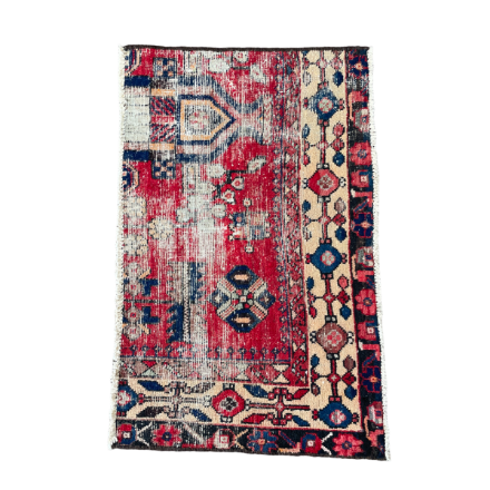 Picture of Handmade Wool Rug 2'x3" – Small Bohemian Accent Rug, Soft & Durable Wool, Perfect for Entryway or Living Room