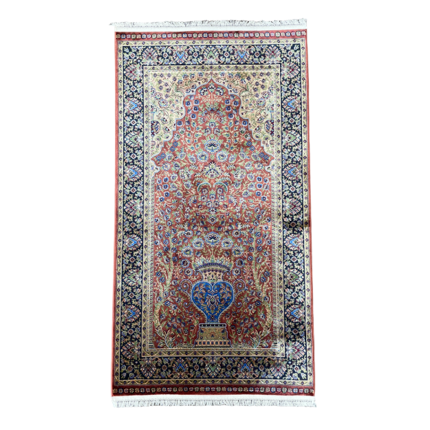 Picture of 2'2"x4'3" Modal Silk Rug – Luxuriously Soft, Eco-Friendly Accent Rug for Entryways, Bedrooms, or Small Spaces