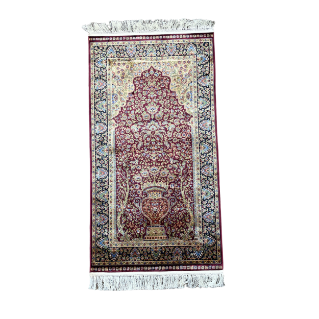 Picture of 2'2"x4'3" Modal Silk Rug – Luxuriously Soft, Eco-Friendly Accent Rug for Entryways, Bedrooms, or Small Spaces