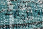 Picture of Wool 12x20 Lumbar Turquoise Pillow - Turkish OverDyed Decorative Wool Rug Back Pillow Case Hand-Knotted