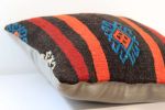 Picture of Vintage Decorative Pillow Cover - Cicim Kilim Rug Pillow Case 16x16 – Hand Weave Embroidered Throw Cushion
