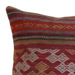 Picture of Vintage Decorative Pillow Cover - Cicim Kilim Rug Pillow Case 16x16