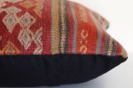 Picture of Vintage Decorative Pillow Cover - Cicim Kilim Rug Pillow Case 16x16