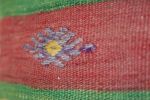 Picture of Vintage Rug Pillow Cover - Hand-Knotted Wool Kilim Cushion 16x16