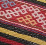 Picture of Hand-Knotted Rug Pillow Cover – Antique Wool Kilim Pillow 16x16 - Vintage Decorative Accent Cushion for Sofa