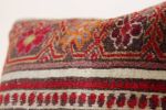 Picture of Antique Rug Pillow 16x16 - Vintage Hand Knotted Wool Area Rug Pillow Cover