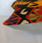 Picture of Antique Kilim Pillow 16x16 Inch- Vintage Decorative Pillow Cover – Wool Rug Pillow Case for Sofa