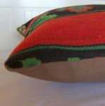 Picture of 20 inches Large Turkish Kilim Pillow Cover Handmade Vintage Wool Pillow Case One of Kind Authentic Throw Pillow