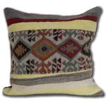 Picture of Antique Kilim Pillow 16x16 Inch- Vintage Decorative Pillow Cover – Wool Rug Pillow Case for Sofa
