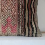 Picture of Antique Kilim Pillow Cover 16x16 - Vintage Rug Throw Pillow - Ideal Decorative Gift for Sofa & Couch
