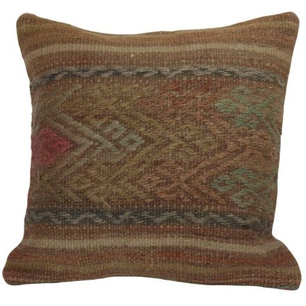 Picture of Rug Kilim Pillow Cover Vintage Handmade Wool Pillowcase | Handmade Pillow Cover | 16x16 Inches