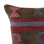 Picture of Kilim Pillow 20x20 - Vintage Decorative Accent Wool Pillow for Couch - Rug Pillow Cover, Perfect Gift, Throw Cushion