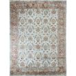 Picture of Sisley Blue and Rust Floral Vintage Distressed Rug